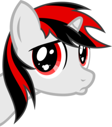 Size: 4390x5000 | Tagged: safe, artist:age3rcm, oc, oc only, oc:blackjack, pony, unicorn, fallout equestria, fallout equestria: project horizons, absurd resolution, fanfic, fanfic art, female, horn, mare, pouting, sad, show accurate, simple background, solo, transparent background, vector
