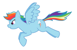 Size: 1100x718 | Tagged: artist needed, safe, rainbow dash, g4, female, flying, solo