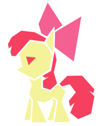 Size: 7500x9000 | Tagged: safe, artist:flamevulture17, apple bloom, earth pony, pony, g4, absurd resolution, angular, female, solo