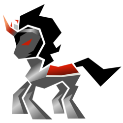 Size: 9000x9000 | Tagged: safe, artist:flamevulture17, king sombra, pony, unicorn, g4, absurd resolution, angular, male, minimalist, solo