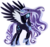 Size: 1024x958 | Tagged: safe, artist:nightmarelunafan, edit, nightmare rarity, rarity, alicorn, pony, g4, alicornified, female, mare, nightmare raricorn, race swap, raised hoof, raricorn, simple background, solo, spread wings, transparent background, wings