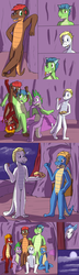 Size: 1280x4437 | Tagged: safe, artist:fuzebox, spike, oc, oc:barius, oc:kitoith, oc:magma, oc:mangle, oc:sharp, oc:snort, dragon, g4, comic, male, moon, night, pie, spike's journey, teenaged dragon, tumblr, wrestling