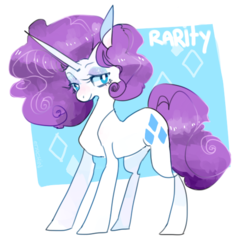 Size: 564x560 | Tagged: safe, artist:emuchin, rarity, pony, unicorn, g4, female, mare, solo