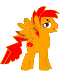 Size: 900x1077 | Tagged: safe, pony, fire san francisco rush, ponified, san francisco rush, san francisco rush element style, solo