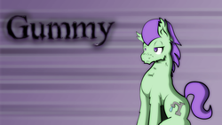 Size: 1920x1080 | Tagged: safe, artist:resonance, gummy, g4, male, ponified, ponified pony pets, solo, species swap, wallpaper