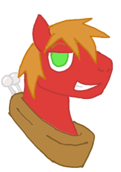 Size: 366x516 | Tagged: safe, artist:bronyponyguy, big macintosh, earth pony, pony, g4, looking at you, male, solo, stallion