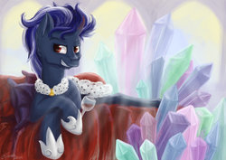 Size: 900x636 | Tagged: dead source, safe, artist:eljonek, oc, oc only, oc:equumirus rex, pony, unicorn, cape, clothes, cracow, crystal, glass, hoof shoes, krakow, kraków, poland, ponified, solo, wine