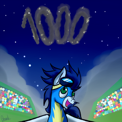 Size: 500x500 | Tagged: safe, artist:glasdale, soarin', g4, male, soarin-responde, solo, tumblr