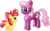 Size: 900x559 | Tagged: safe, artist:shadow-rhapsody, apple bloom, cheerilee, earth pony, pony, g4, apple, duo, duo female, female, filly, mare, simple background, smiling, transparent background
