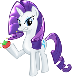 Size: 900x963 | Tagged: safe, artist:shadow-rhapsody, rarity, pony, unicorn, g4, female, frown, mare, mouth hold, pin, pincushion, raised hoof, simple background, solo, transparent background