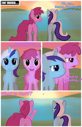 Size: 750x1154 | Tagged: safe, artist:captainbritish, berry punch, berryshine, minuette, earth pony, pony, unicorn, g4, comic