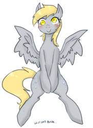 Size: 532x729 | Tagged: safe, artist:divided-s, derpy hooves, pegasus, pony, g4, female, mare, pixiv, solo