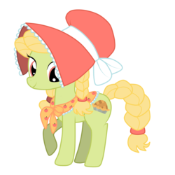 Size: 5000x5000 | Tagged: safe, artist:annedwen, granny smith, earth pony, pony, g4, absurd resolution, female, mare, simple background, solo, transparent background, young granny smith