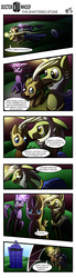 Size: 1804x6503 | Tagged: safe, artist:cybertoaster, doctor whooves, star swirl the bearded, time turner, twilight sparkle, earth pony, pony, unicorn, comic:the shattered stone, g4, comic, crossover, doctor who, tardis, the doctor