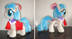 Size: 1000x544 | Tagged: safe, artist:mmmgaleryjka, coco pommel, g4, rarity takes manehattan, cute, irl, photo, plushie