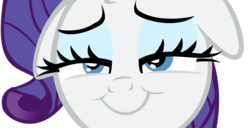 Size: 1366x702 | Tagged: safe, artist:ilanahooves, rarity, pony, g4, simple ways, :i, bedroom eyes, close-up, cute, faic, female, floppy ears, portrait, raribetes, simple background, smiling, solo, transparent background, vector
