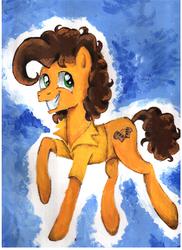 Size: 2550x3510 | Tagged: safe, artist:denigirl, cheese sandwich, g4, pinkie pride, male, solo