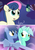 Size: 1000x1410 | Tagged: safe, artist:furrgroup, blues, bon bon, lyra heartstrings, noteworthy, sweetie drops, pony, unicorn, filli vanilli, g4, my little pony: friendship is magic, comic, female, heartbreak, male, ponies standing next to each other, sad, ship:lyraworthy, shipping, shipping denied, straight, trio