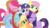 Size: 1600x900 | Tagged: safe, applejack, fluttershy, pinkie pie, rainbow dash, rarity, twilight sparkle, g4, mane six, palette swap