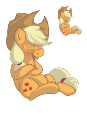 Size: 600x849 | Tagged: safe, artist:maylee, applejack, g4, blushing, eyes closed, female, simple background, sleeping, solo, transparent, transparent background