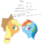 Size: 555x577 | Tagged: safe, artist:joey darkmeat, artist:purplepolymath, applejack, rainbow dash, pony, g4, denial, do it, duo, female, imminent kissing, lesbian, ship:appledash, shipping