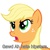 Size: 800x800 | Tagged: safe, edit, applejack, g4, disappointed, female, frown, frustrated, hipster, image macro, meme, solo, text edit