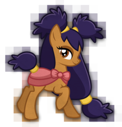 Size: 1240x1299 | Tagged: safe, artist:ivyhaze, female, iris (pokémon), mare, pokémon, ponified, solo