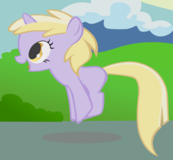 Size: 733x674 | Tagged: safe, artist:leapingriver, dinky hooves, g4, winter wrap up, .svg available, bouncing, cute, dinkabetes, female, filly, jumping, solo, svg, vector