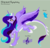 Size: 576x554 | Tagged: dead source, safe, artist:porcelian-doll, oc, oc only, oc:noctem, oc:stardust symphony, alicorn, hybrid, pony, alicorn oc, augmented tail, cutie mark, offspring, phoenix chick, reference sheet, solo