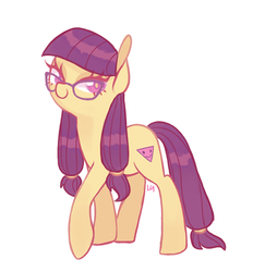 Size: 525x566 | Tagged: safe, artist:thepyrocat, pony, gluko, mon colle knights, ponified, rule 85, solo