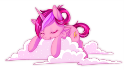 Size: 2195x1258 | Tagged: safe, artist:sprucie, oc, oc only, cloud, simple background, sleeping, solo, transparent background