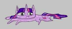 Size: 559x232 | Tagged: safe, artist:brainstew00, twilight sparkle, g4, female, melting, solo, surreal, wat