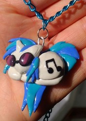 Size: 751x1061 | Tagged: safe, artist:vikingval, dj pon-3, vinyl scratch, g4, charm, pendant