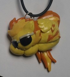 Size: 888x978 | Tagged: safe, artist:vikingval, spitfire, g4, charm, pendant