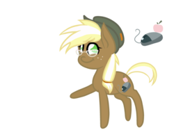 Size: 999x799 | Tagged: dead source, safe, artist:pseudocurl, oc, oc only, oc:jacklynn, cutie mark, offspring, parent:applejack, parent:trenderhoof, parents:trenderjack, solo