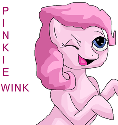 Size: 868x921 | Tagged: safe, artist:mojo1985, pinkie pie, g4, female, solo, wink