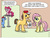 Size: 1200x900 | Tagged: safe, artist:kturtle, fluttershy, pinkie pie, filli vanilli, g4, my little pony: friendship is magic, comic, derp, filter, mechanic, pun