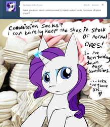 Size: 680x780 | Tagged: safe, artist:moonblizzard, rarity, g4, ask, female, rarity answers, solo, tumblr