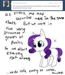 Size: 680x780 | Tagged: safe, artist:moonblizzard, rarity, g4, ask, female, rarity answers, solo, tumblr