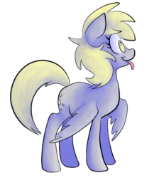 Size: 601x671 | Tagged: safe, artist:superhighpanda, derpy hooves, pegasus, pony, g4, female, mare, solo, tongue out