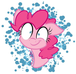 Size: 905x883 | Tagged: safe, artist:grendeleev, pinkie pie, g4, female, solo