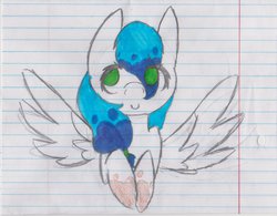 Size: 1012x790 | Tagged: safe, artist:spellchecks, oc, oc only, pegasus, pony, solo, traditional art