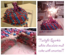 Size: 589x511 | Tagged: safe, artist:sharvani, twilight sparkle, g4, cake, food, irl, photo, solo, toy