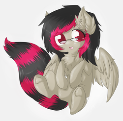 Size: 945x932 | Tagged: safe, artist:dizzywaiter, oc, oc only, oc:mixi, pegasus, pony, solo, underhoof