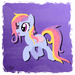 Size: 1024x1024 | Tagged: safe, artist:kazziepones, oc, oc only, oc:glittering cloud, solo