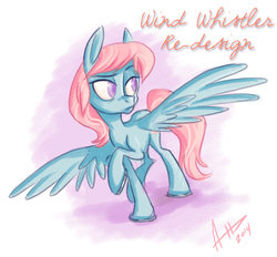 Size: 800x741 | Tagged: safe, artist:amyvstheworld, wind whistler, g1, female, solo