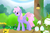 Size: 2026x1340 | Tagged: safe, artist:ninbikun, rainbowshine, pegasus, pony, g4, female, flower, solo