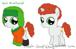 Size: 900x585 | Tagged: safe, artist:icylnuyoukai, pony, unicorn, colt, jewnicorn, kyle broflovski, male, ponified, south park