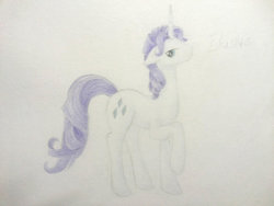Size: 1024x768 | Tagged: safe, artist:hinadany, rarity, g4, elusive, rule 63, solo, traditional art
