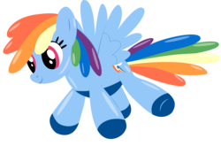 Size: 4881x3220 | Tagged: safe, artist:stainless33, rainbow dash, g4, pinkie pride, balloon, balloon rainbow dash, female, inflatable, parade balloon, simple background, solo, transparent background, vector